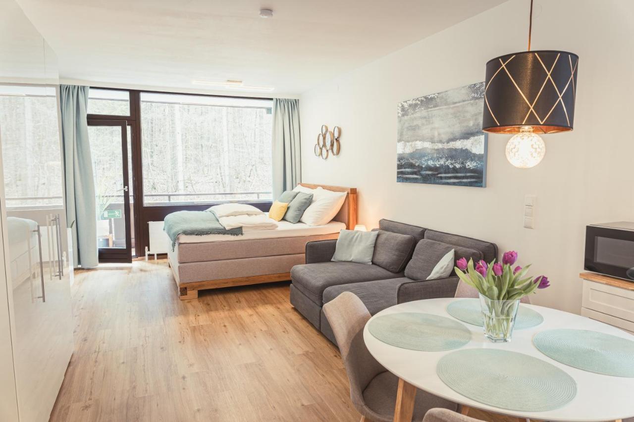 Apartment Bergliebe - 40 M² Wohnung In Hotelanlage バート・ゴイーザーン エクステリア 写真